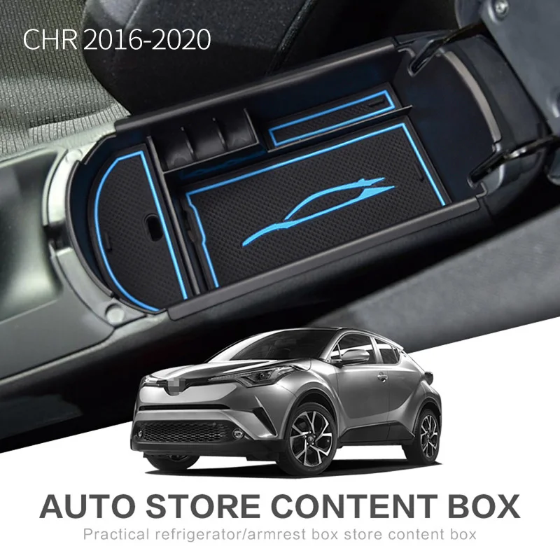 

Car Armrest Storage Box Tray Center Console Organizer Holder For TOYOTA CHR 2016 To 2020 Automotive Interior Accessories