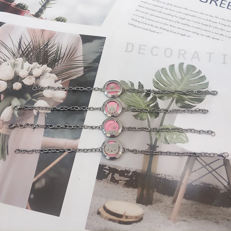 Ожерелье для духов Hello Kitty браслет ароматерапии креативный мультяшный Sanrio Kuromi