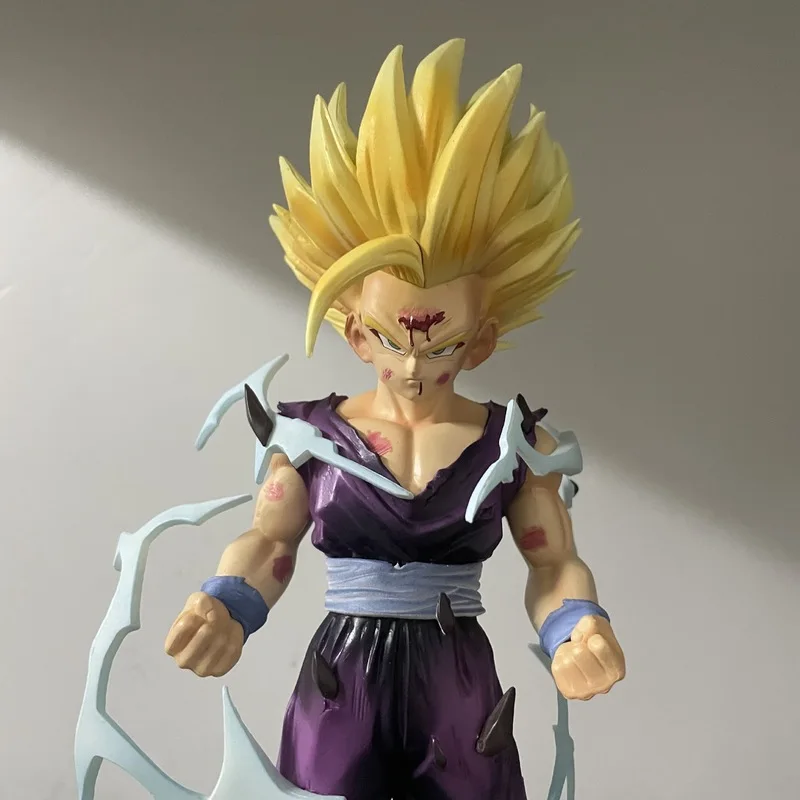Фото Аниме-фигурка Драгон Болл Зет Сон Гохан с двумя головами, 26 см, DBZ SSJ 2, коллекционная модель Супер Сайян, статуэтка GK №4