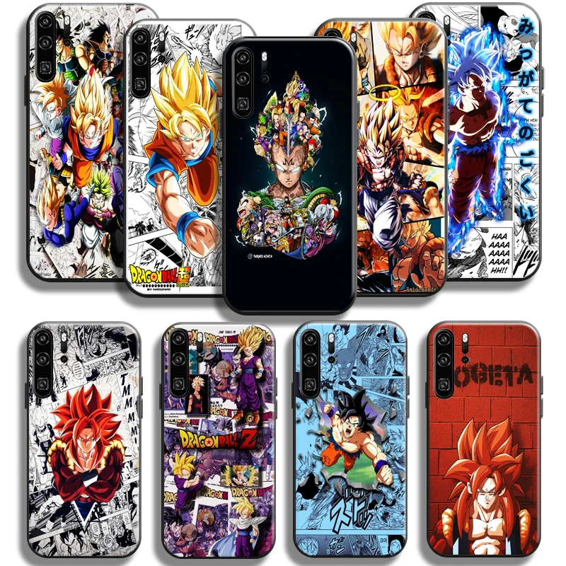 

Dragon Ball Comics Phone Case For Huawei P Smart 2019-2021 P50 P40 P30 P20 Pro Lite 5G Black Coque Soft Funda Back