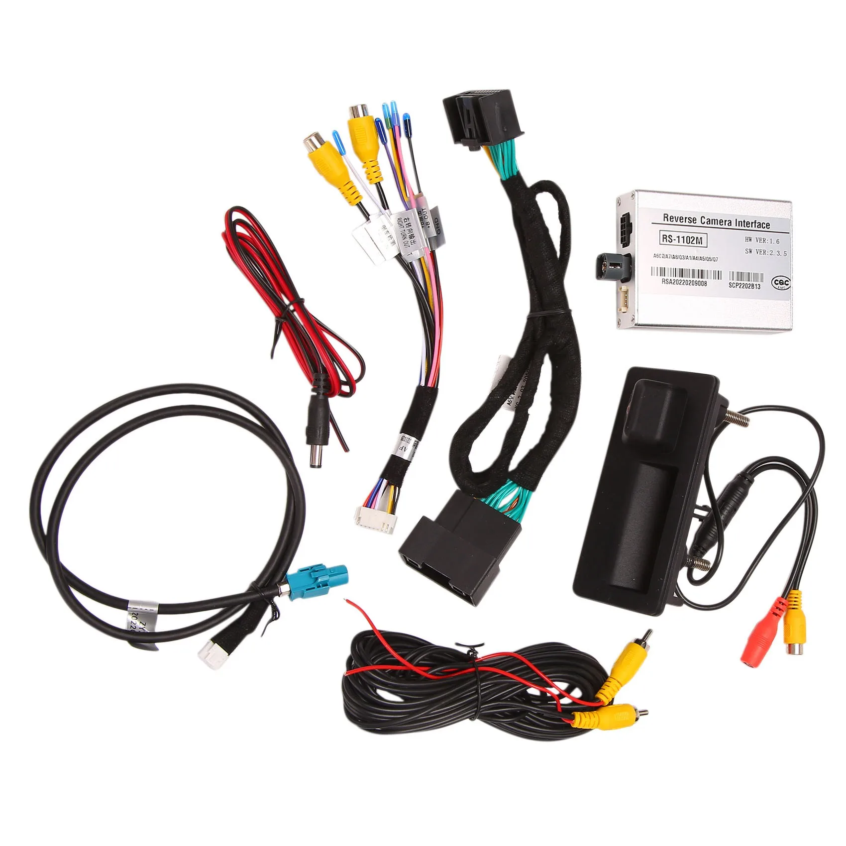 

For -Audi MMI 3G+ A4 A5 Q5 A6 A7 09-17 Reverse Rear View Backup Camera System Interface Adapter Display Decoder Improved