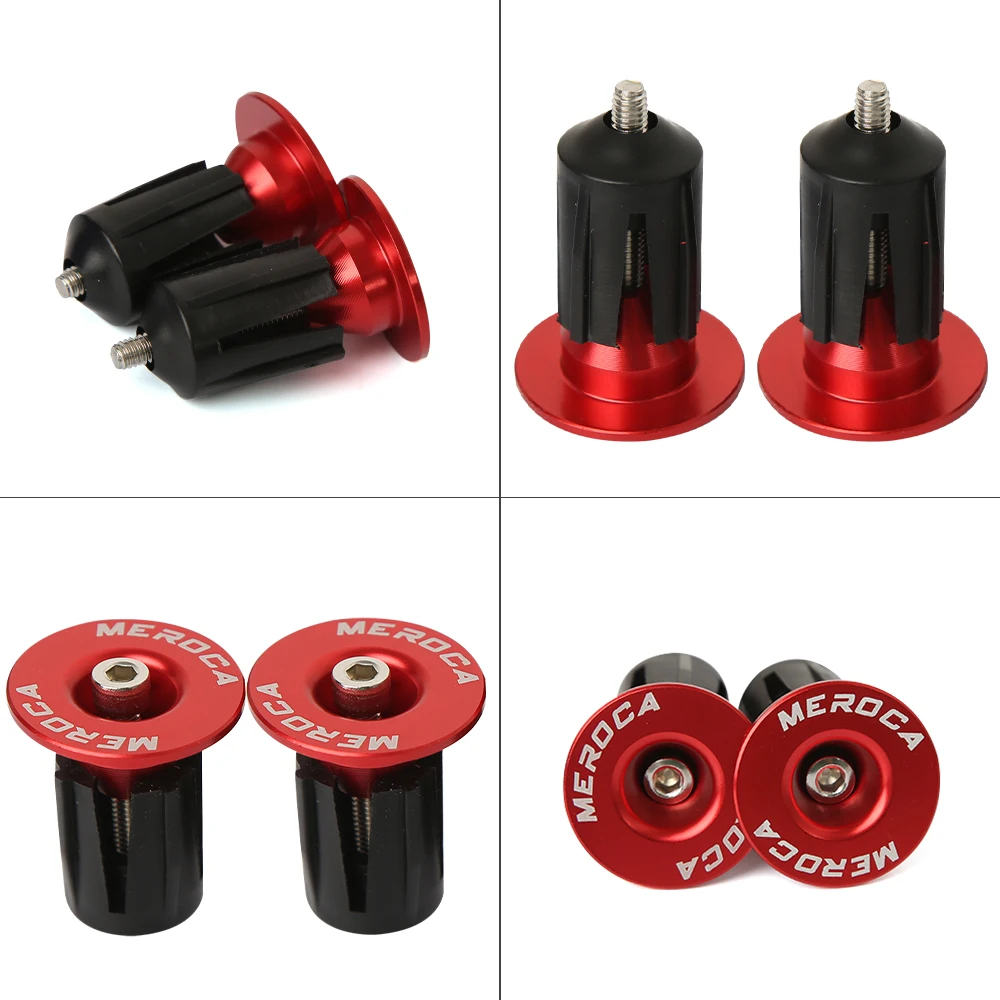 Заглушки для руля горного велосипеда алюминиевая крышка Аксессуары 1 пара | Спорт