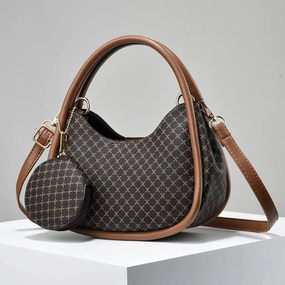 Женская сумка на плечо 2024 роскошная дизайнерская женские сумочки кожаная с