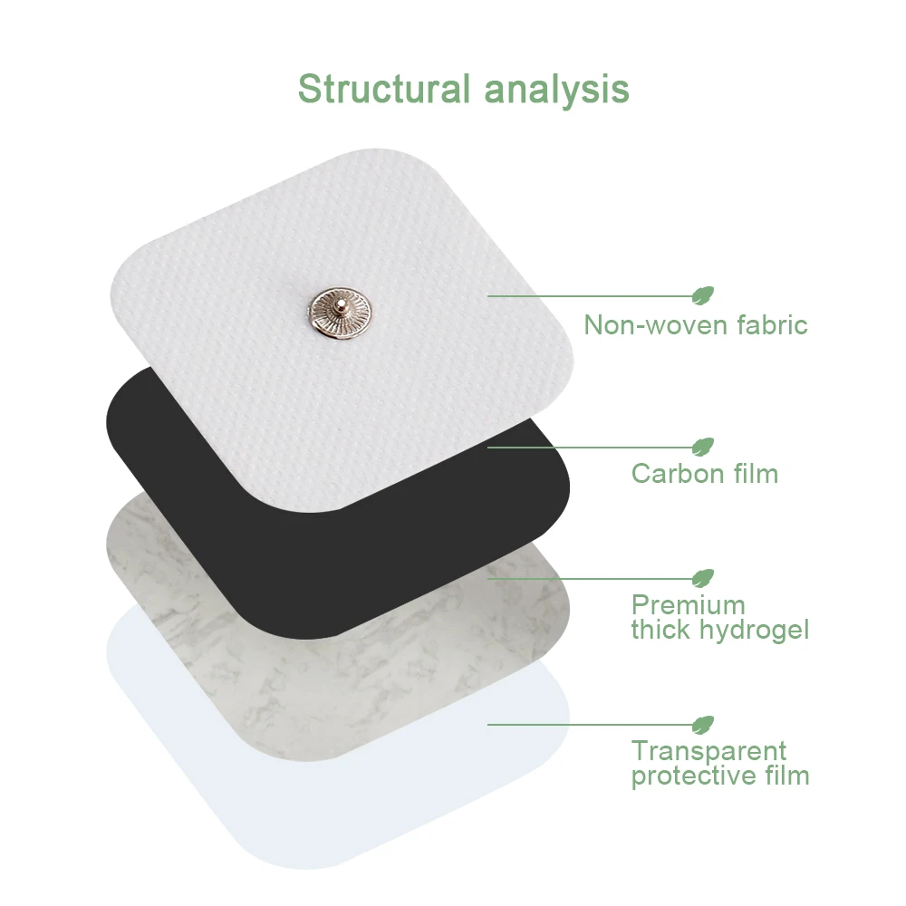 Многоразовые электродные прокладки 5 х5 см 10/20 шт.