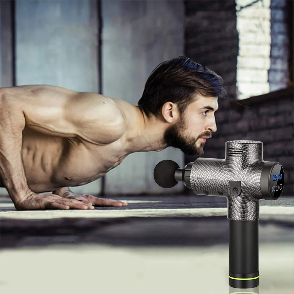 

Fitness Therapy Vibration Fascial Gun Massage Gun Muscle Relaxation Massager Body Relaxing Hand Massage Tool