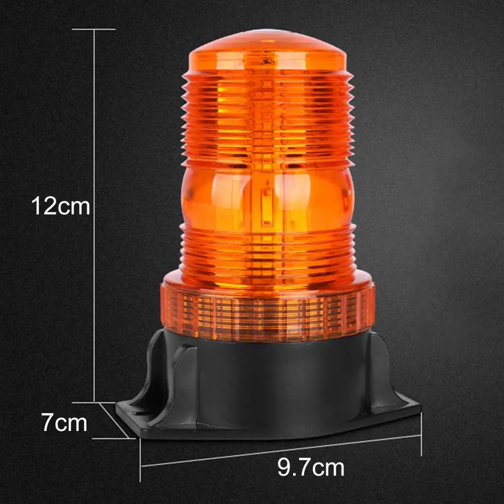

Emergency Lamp Low Power Consumption Durable Wide Application Amber Strobe Rotating Flash Light Flash Lamp for Truck