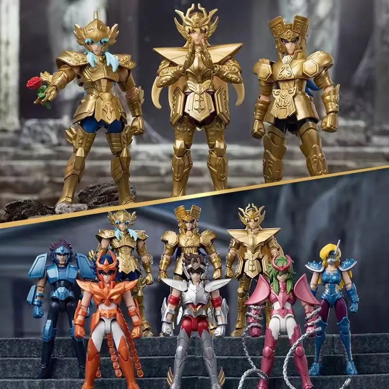 Оригинальные фигурки Blokees Saint Seiya Galaxy GV03 и GV04: Афина, Телец, Овен, Лев, Кики. Детские игрушки, подарок. (art.: 3920d93ddefdd) - 3920d93ddefdd