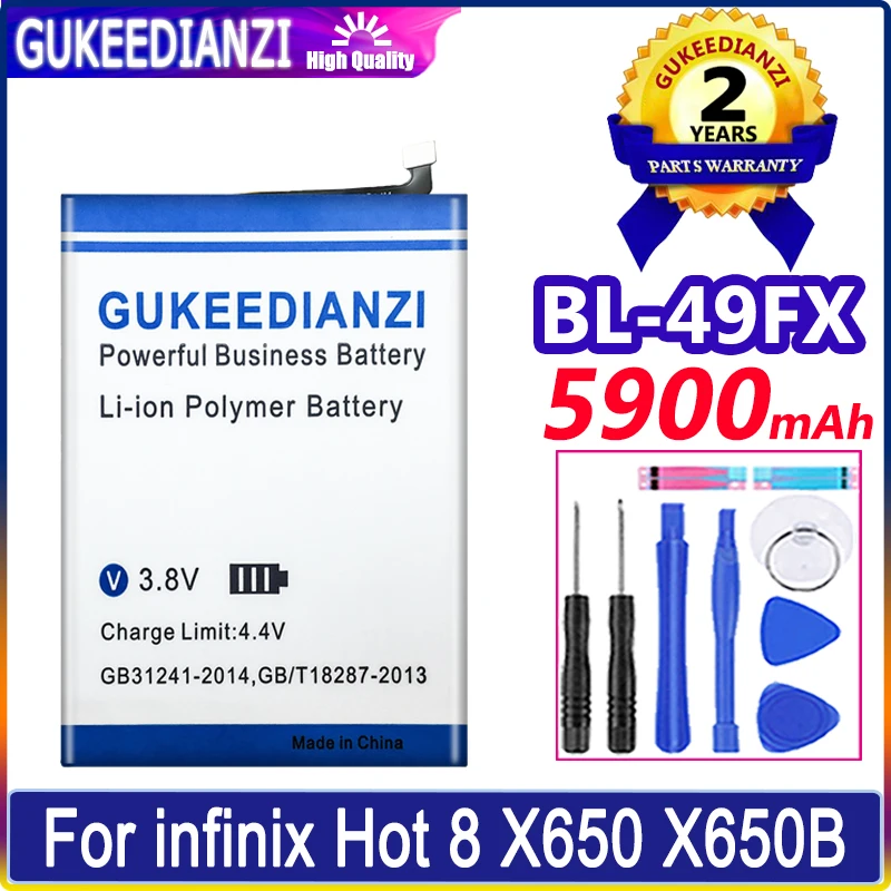 

Bateria New Battery BL-44AX BL-44CX BL-39IX BL-49FX For INFINIX Hot 8 9 Hot9 Spark 5 Pro Note 4 Pro/5 Pro Note5 Pro X687 X605