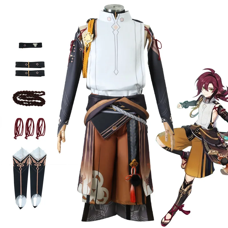 

Game Genshin Impact Shikanoin Heizou Cosplay Costumes Anime Figure Halloween Costumes for Women Vestido Dress Suit Wig Clothes