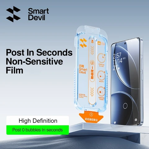SmartDevil Protective Film for Screen Cabin Without Dust for Poco F7 Ultra F7 Pro F6 Pro HD from Tempered Glass for Xiaomi 14 Redmi K80 Ultra