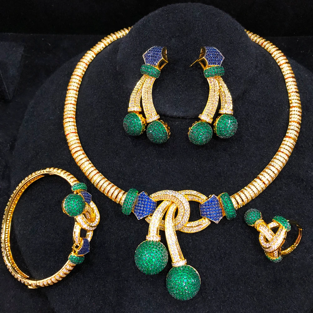 Missvikki великолепное роскошное ожерелье серьги браслет кольцо ювелирные изделия