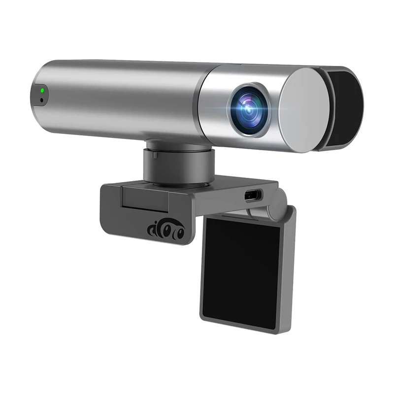 

2K Webcam With Intelligent Sensor AI Auto Tracking Gesture Control Zoom Computer Camera Fit For Youtube Gaming Conference