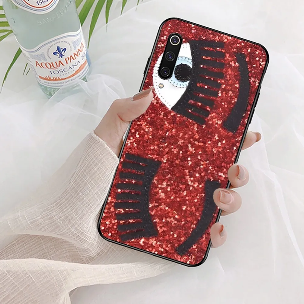 Hot Ferragnies Eyes Chiara Phone Case For Xiaomi Mi 5X 8 9 10 11 12 lite pro 10T PocoX3pro PocoM3 Note