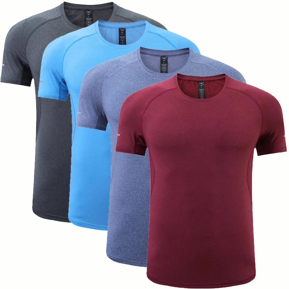 

Quick Dry Breathable Gym Fitness Compression Sports Suit Clothes Running Jogging Sportswear Exercise Workout Tracksuit Men