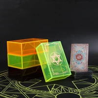 crystal gift box luxury set gold foil tarot hot stamping waterproof and wear resistant chess board game card divination chess