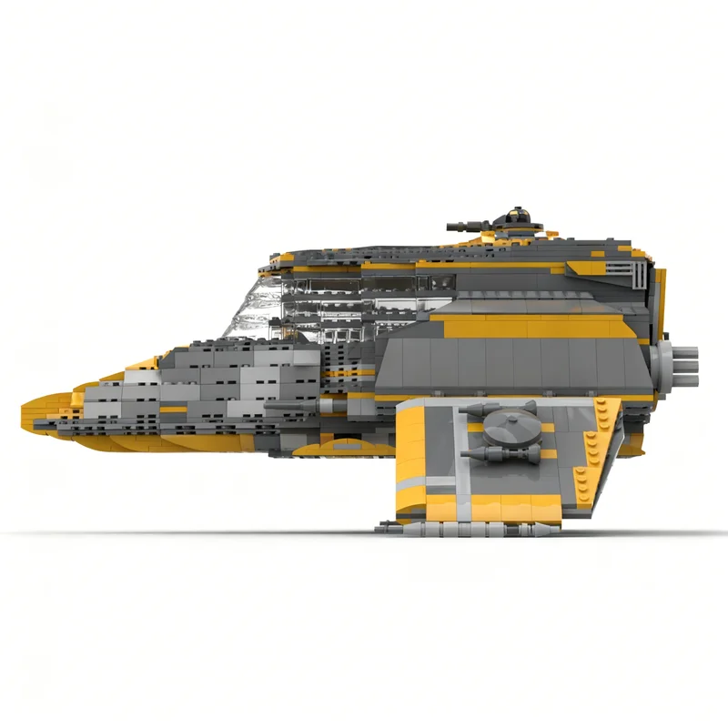 Фото Конструктор MOC Star Battle Hutt Cartel VT S Gunship, 1711 деталей, модель для сборки, строительные блоки, подарок на день рождения/Рождество для детей №3