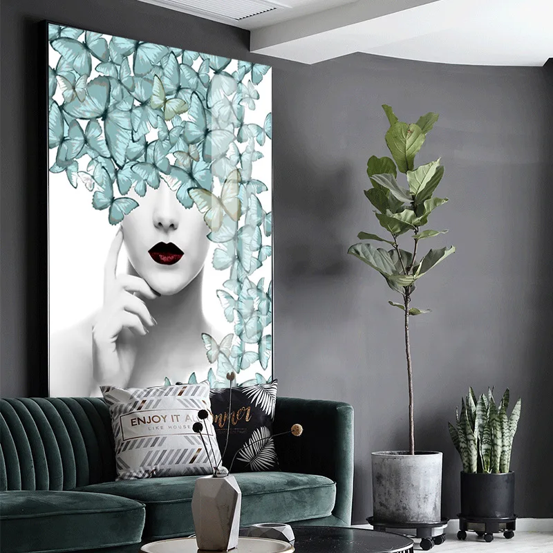 Настенная картина на холсте в скандинавском стиле креативная привлекательная