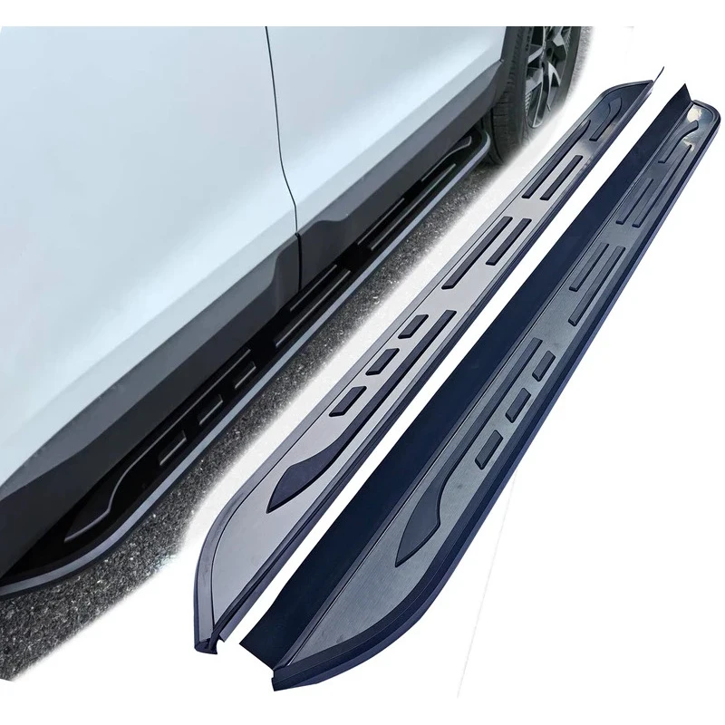 Фото Алюминиевые противоскользящие подножки XM Black (2 шт.) для Chery Omoda C9 Omoda 9 SHS 2025 SUV №5