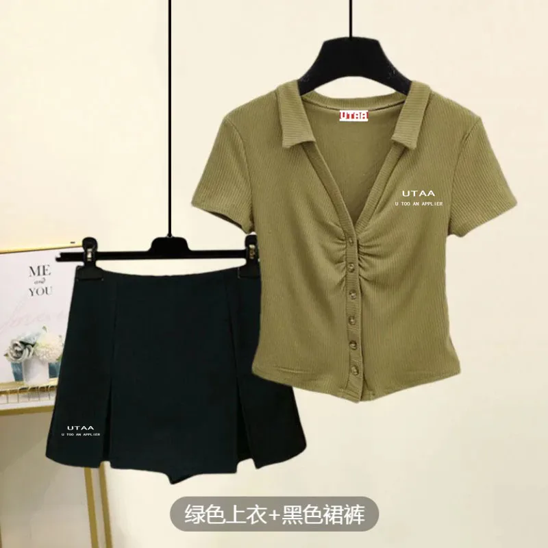 Women's Golf Apparel Golf Short Skirt Golf Shorts Golf Set 23 Women's Golf Apparel New Product Skirt Two Piece Set Women's Golf