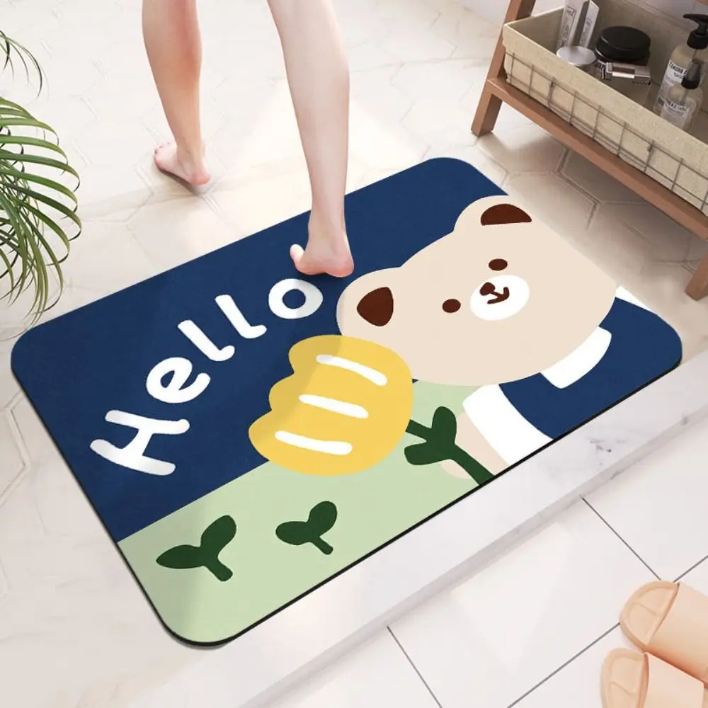 

Бытовой моющийся нескользящий коврик для пола с поглощением воды, коврики, Придверный коврик, коврик для ванной