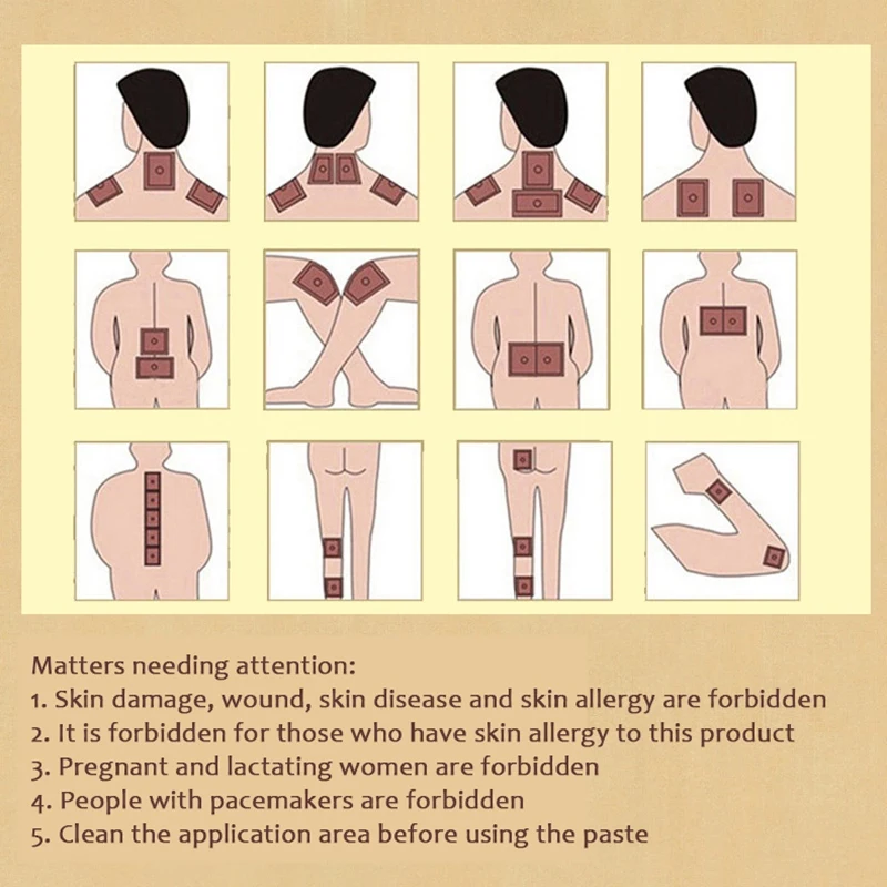 100 шт. пластыри для улучшения кровообращения и сна |