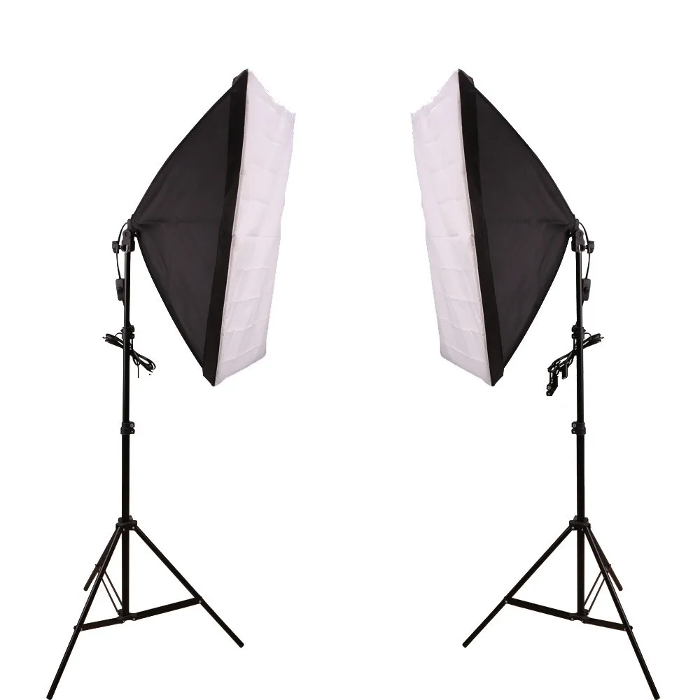 Осветительный комплект для студийной видеосъемки 45 Вт * 3 5500K софтбокс 50*70 см с