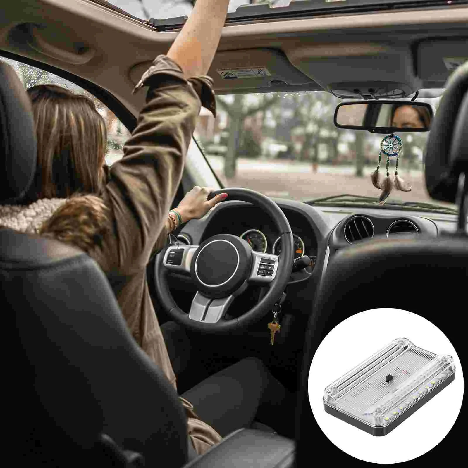 

LED Car Interior Ceiling Roof Light Slim Night Reading Lamp Auto Styling Accessory