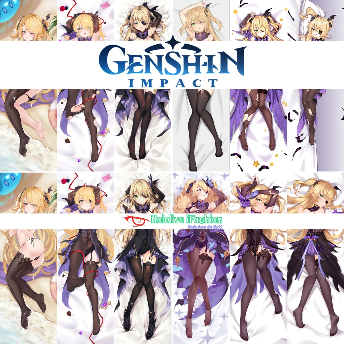 

Genshin Impact Fischl Von Luftschloss Narfidort Dakimakura обнимающая подушка для тела Чехол японская Подушка Чехол Otaku наволочка