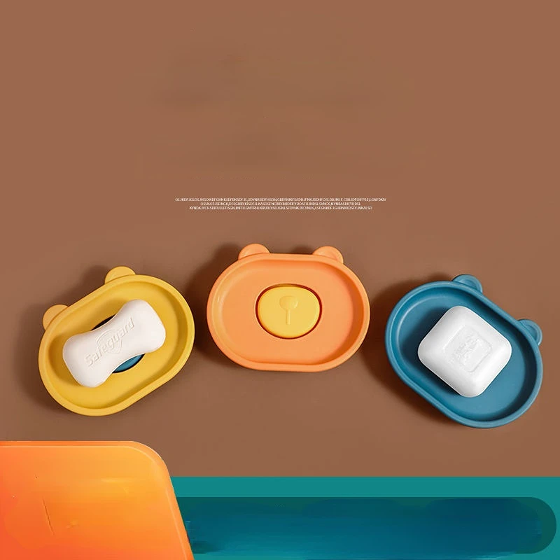 

Double Layers Soap Boxes Drain Soap Holder Bathroom Accessories Suction Cup Soap Dish Tray Soap Dish For Bathroom Soap Container