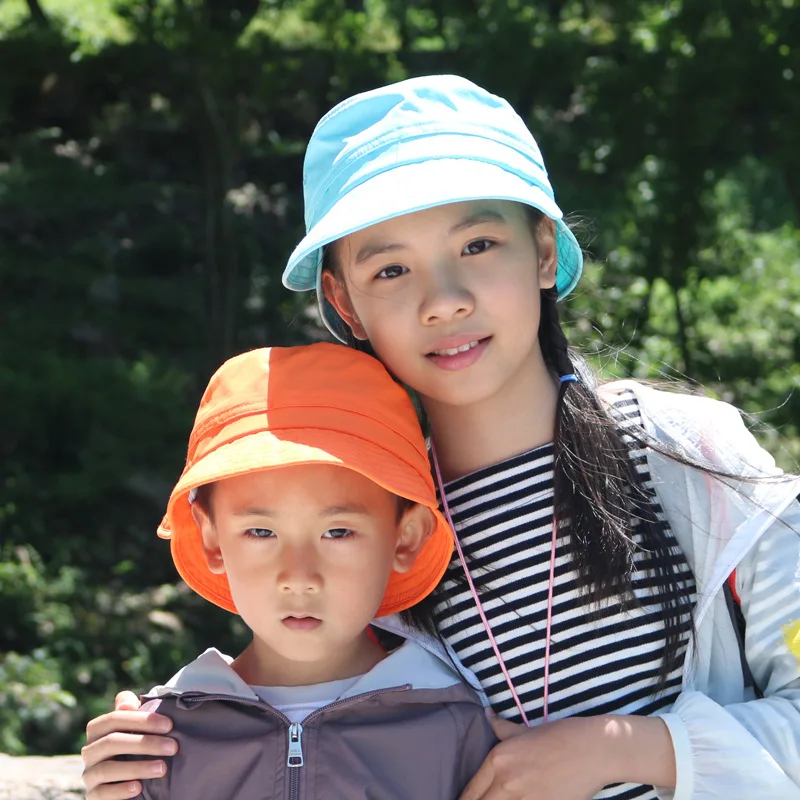 

Fisherman hat Children's fashion outdoor spring outing basin hat breathable sunscreen for men and women shade hat