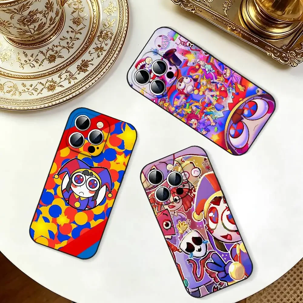 Фото Чехол для телефона Samsung Galaxy S26 S25 S24 S23 S22 S21 S20 Edge Lite Ultra Plus FE, аниме-чехол The A-Amazing Digital Circus 4G 5G №3