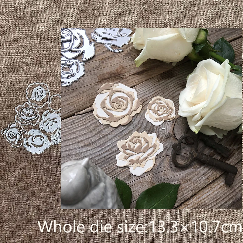 

XLDesign Craft Metal stencil mold Cutting Die Stitching flowers decoration scrapbook die cuts Album Paper Card Craft Embossing