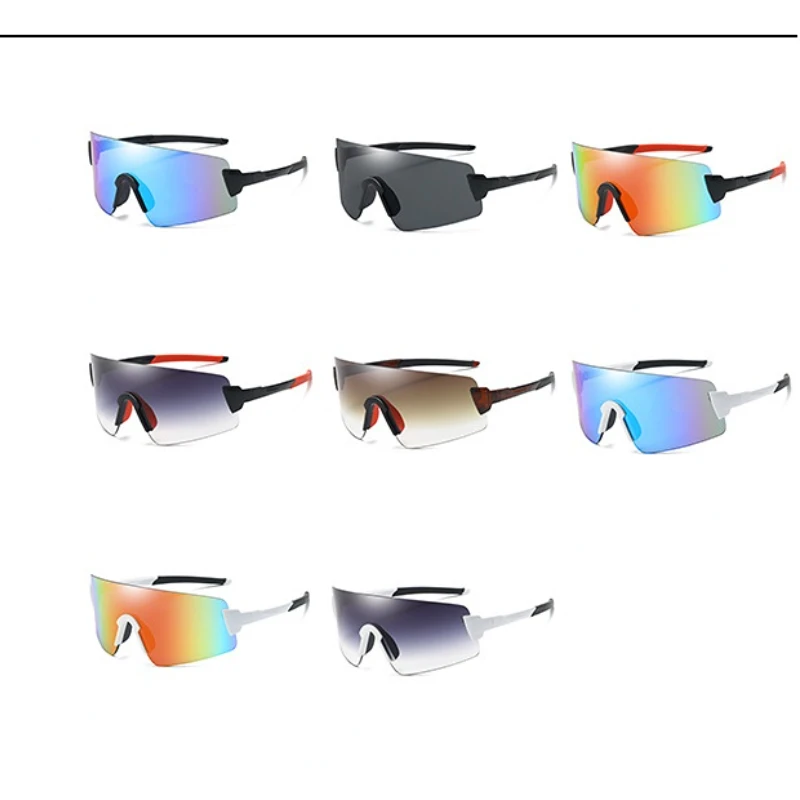 

2022 New Cycling Sunglasses, Bicycle Windproof Sand Dustproof Rimless Sunglasses Outdoor Sports Men and Women Running Glasses