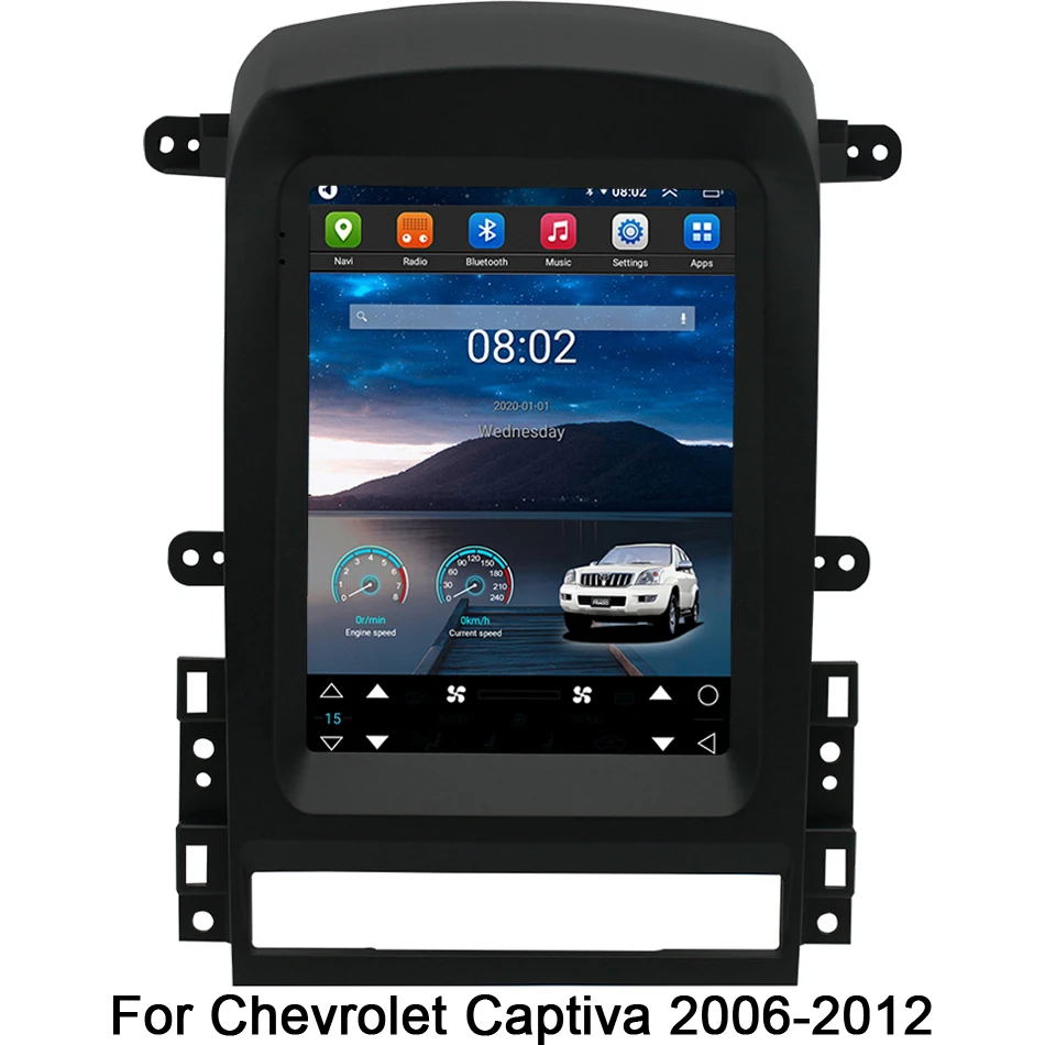 

For Chevrolet Captiva 2006 2009 2010 2011 Android Stereo 2 Din Carplay Car Radio multimedia Player GPS Navigation Tesla Style
