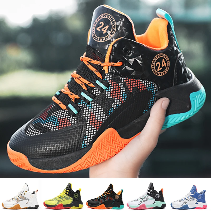 Kids Confortable Sports Shoes For Basketball Athletic Basketball Sneakers Outfit 2023 Tennis Basketball Man
