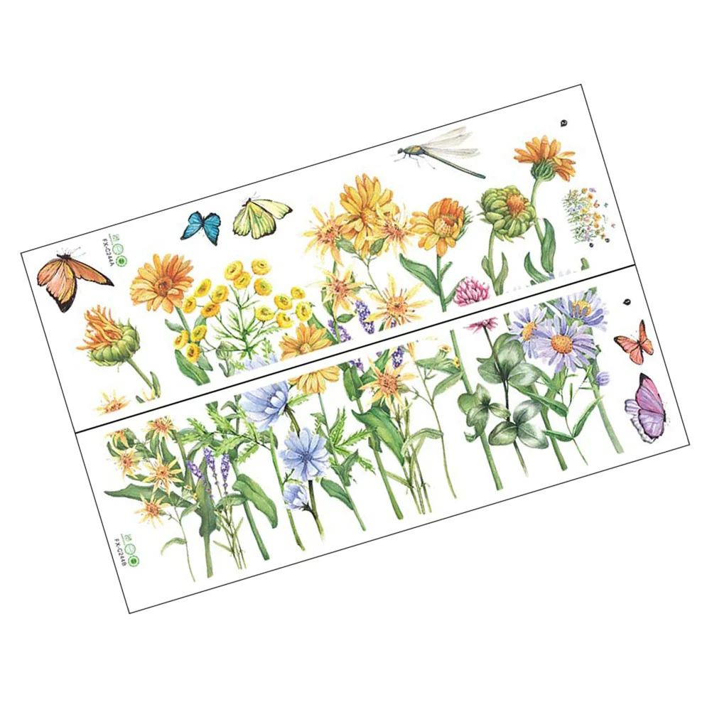 

2PCS Decorative Room Wall Stickers Home Self-adhesive Wall Decals for Dorm Shop Home Home decor