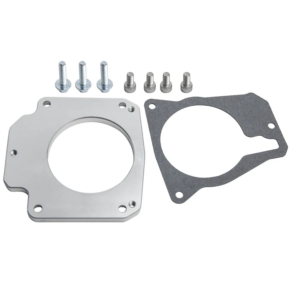 

92mm LS Throttle Body Adapter / 4 Bolt Intake Manifold to 3 Bolt TB w/ Gasket