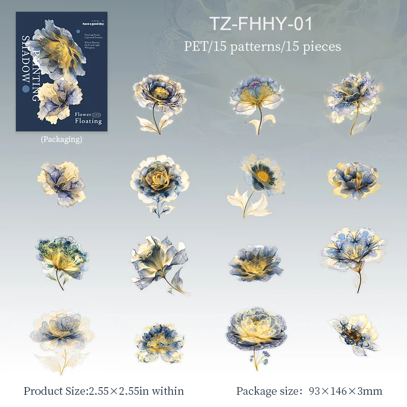 

Jianwu наклейки для рисования флора