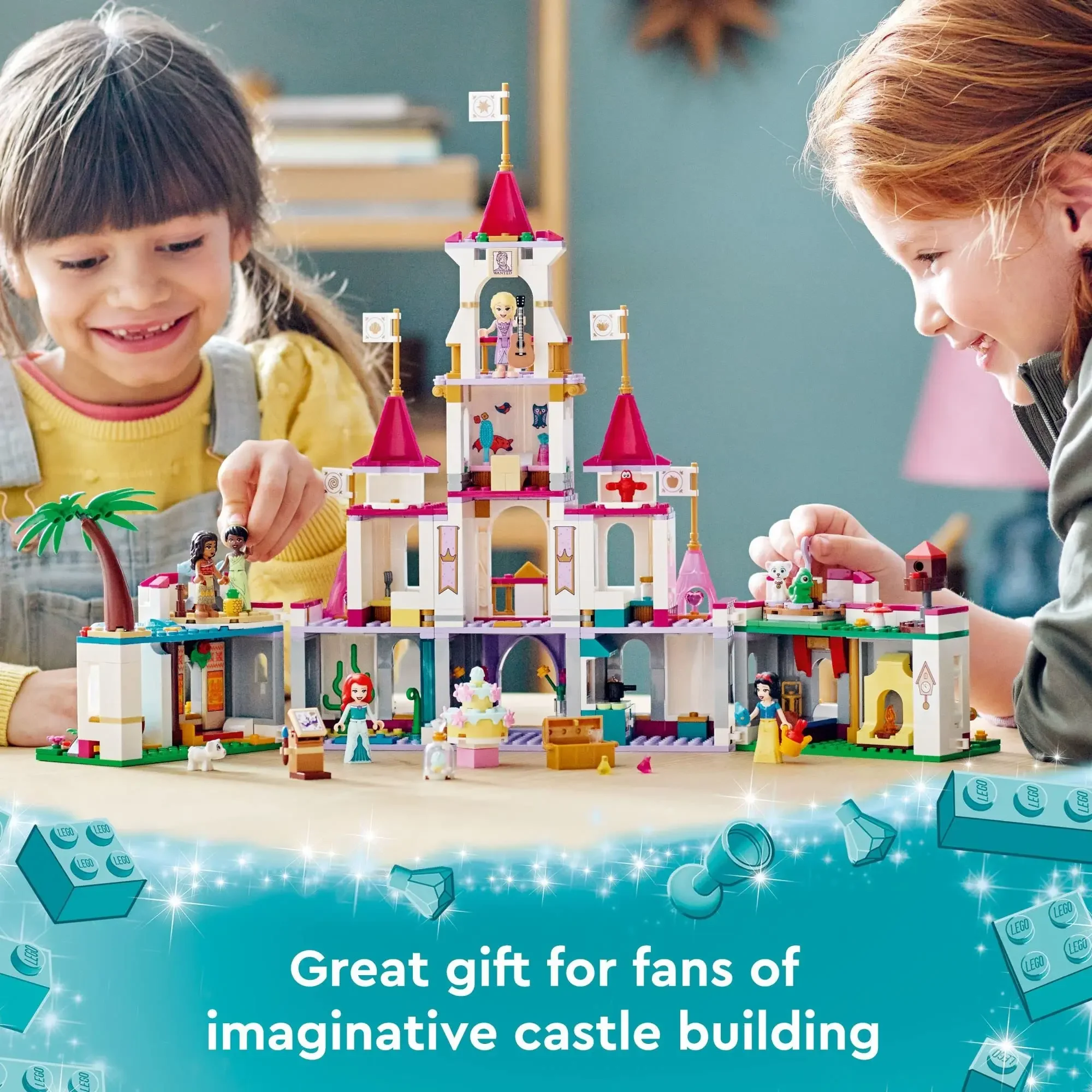 Конструктор LEGO Принцесса Диснея Ultimate Adventure Castle 43205 набор строительных игрушек с