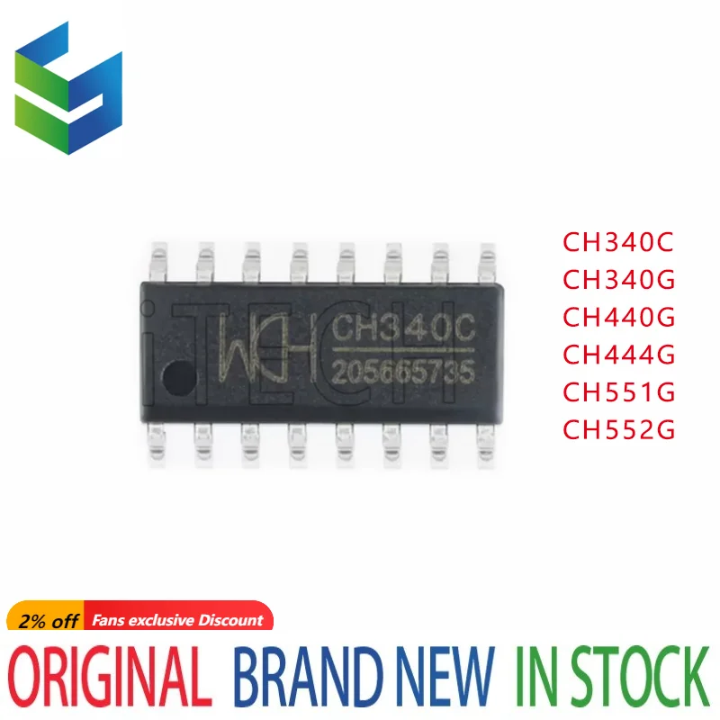 5 шт. CH340G SOP16 340G CH340C 340C SOP-16 CH340 SOP CH440G CH440 CH444G CH444 CH551G CH551 CH552G CH552