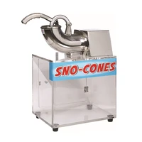 180w commercial stainless steel electric ice crusher snow cone shaver machine