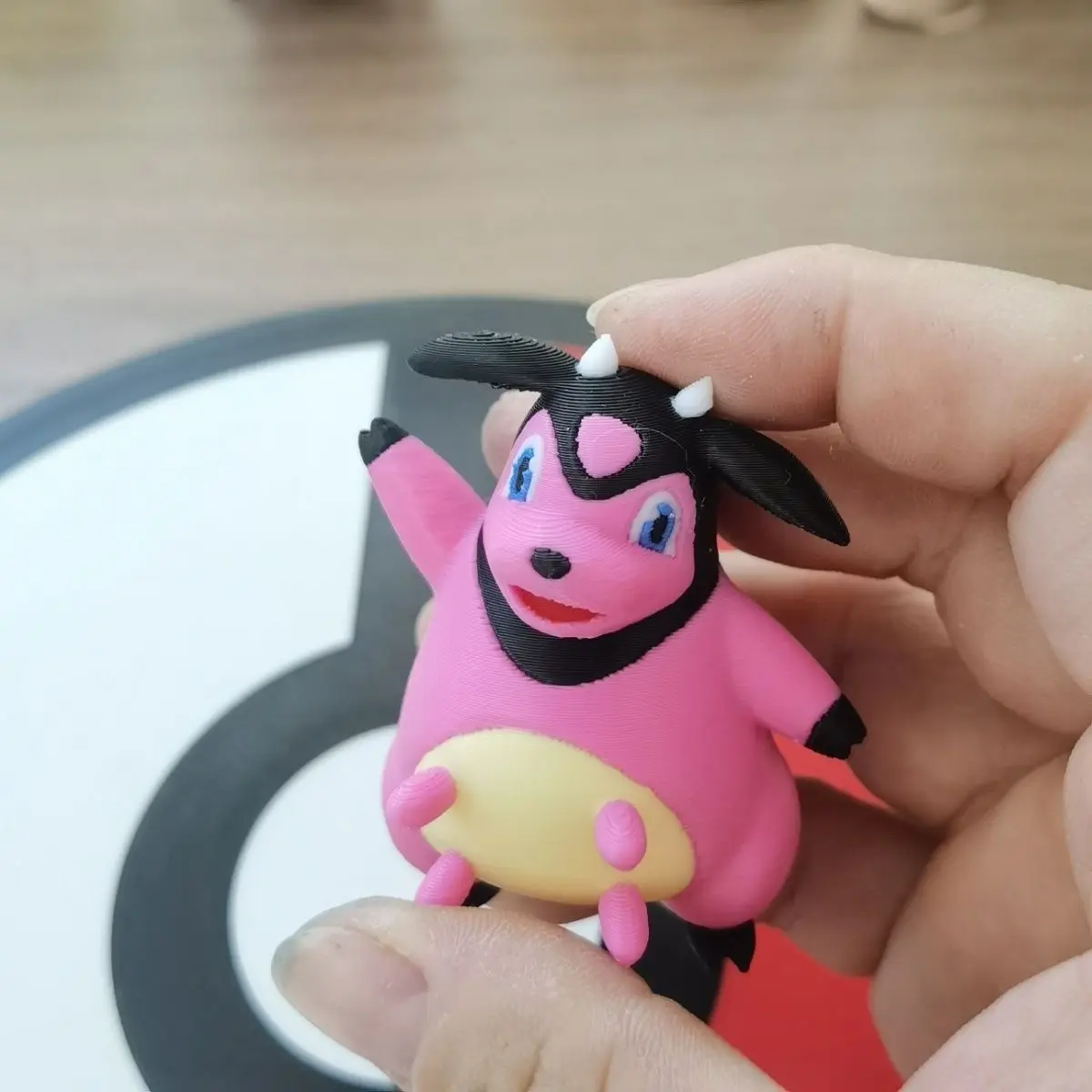 Новые Аниме фигурки покемона Miltank пропорциональный мир 1:20 Diy 3D печать кавайный