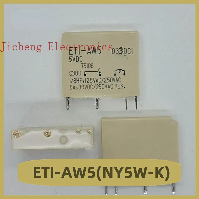 

ETI-AW5(NY5W-K) Relay 5V 4 Pin Brand New.