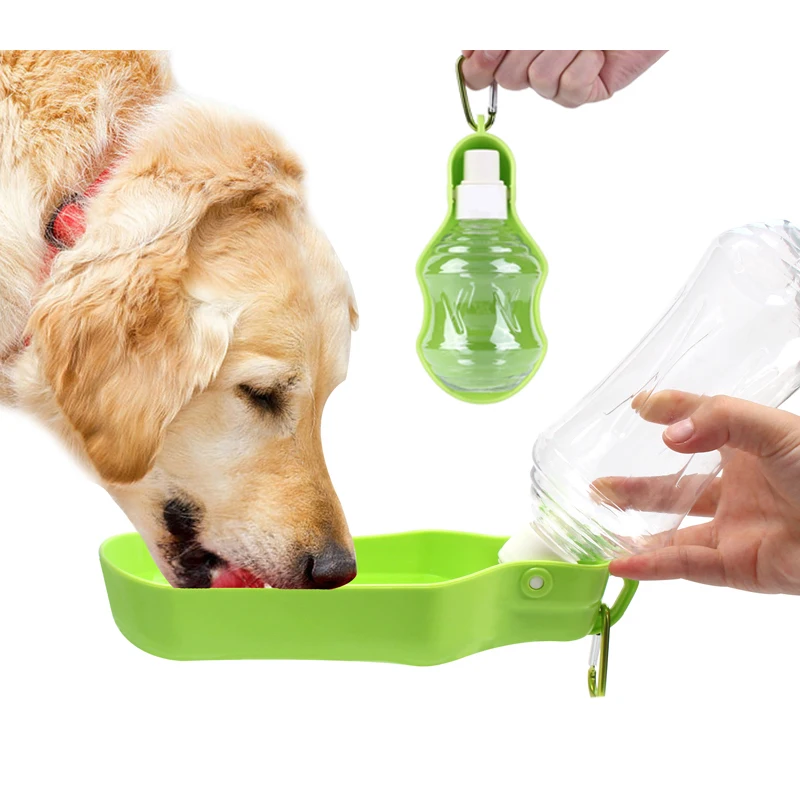 Складная бутылка для воды домашних животных переносная пластиковая уличная
