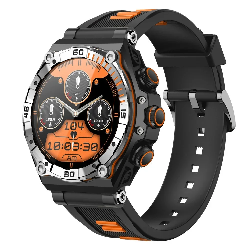 

New CT18 Music Smart Watch 1.43 Inch Display Bluetooth Call Smart Watch 700mAh Long Standby Big Battery IP68 Waterproof Watch