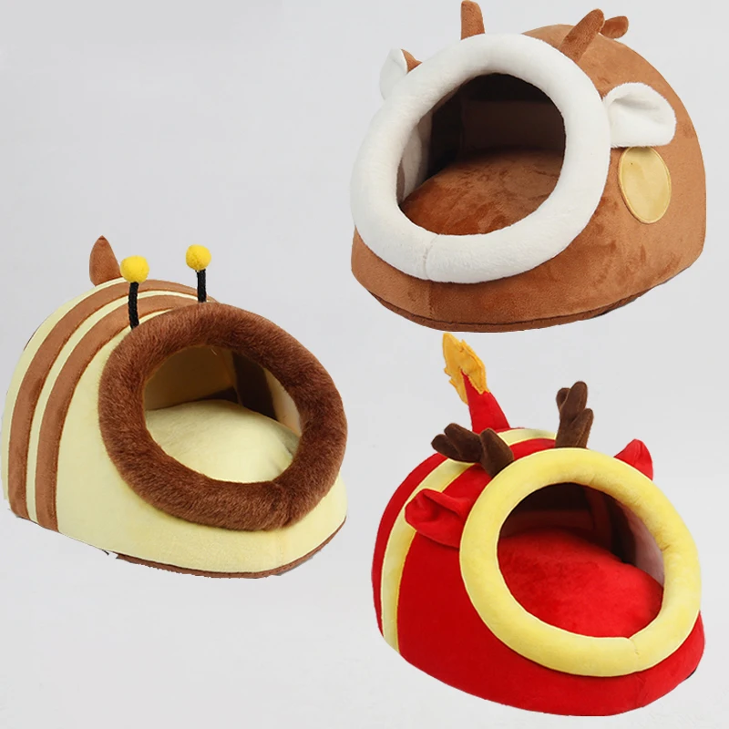 

Hamster House Guinea Pig Ferrets Nest Hedgehogs Rabbits Rats Short Plush Super Warm Cage Accessories Small Animal Items