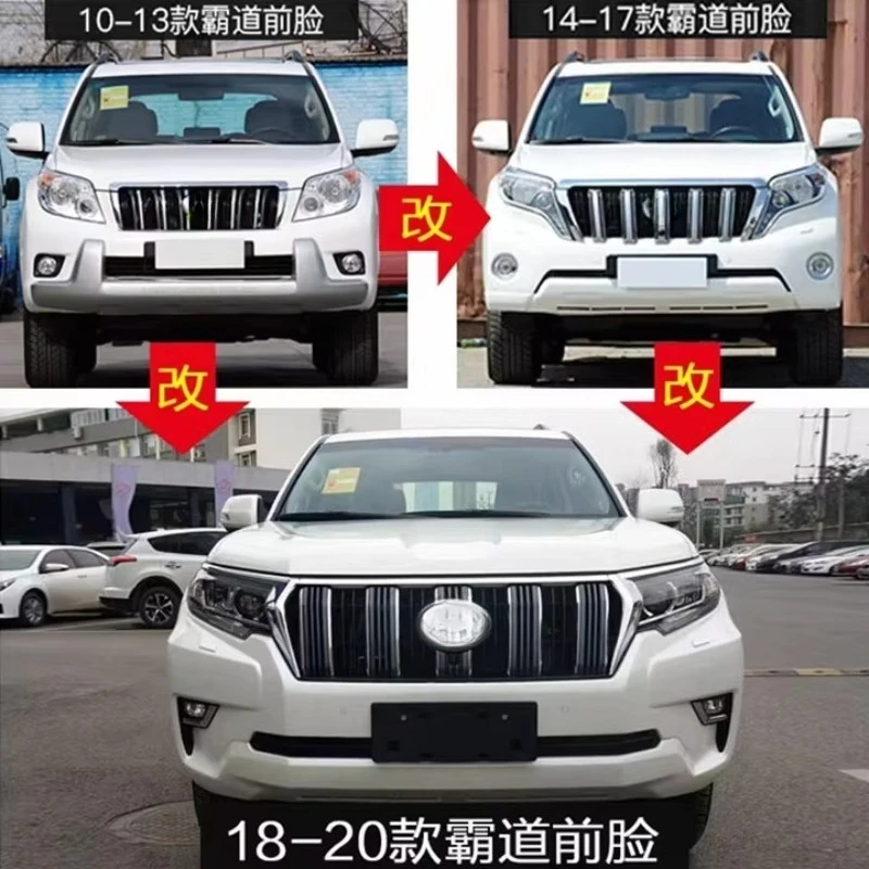 Фото Заводской комплект для рестайлинга Land Cruiser Prado 2010-2017 в версию 2018-2021 FJ150 GRJ150 2021: передний бампер и обвес LC150. В наличии. №5