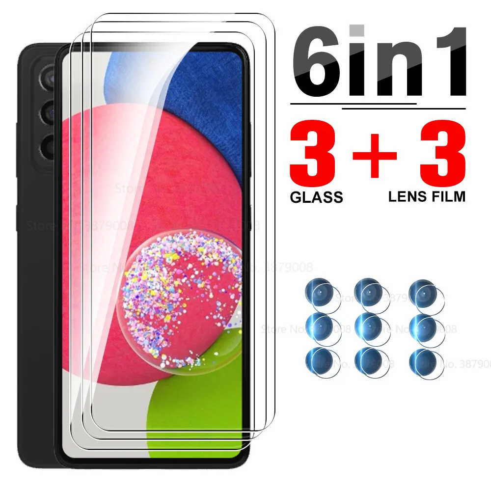 

6in1 camera lens protective glass for samsung a52s glass screen protectors samung samsun a52 a52s a 52 s 52a 52s film cover