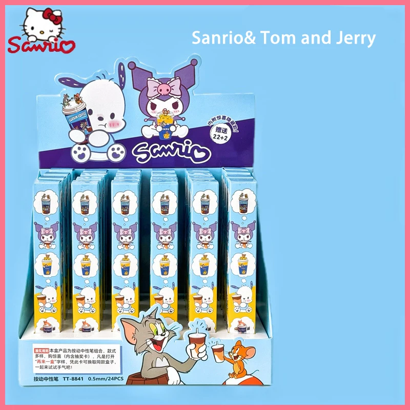 

Sanrio Tom And Jerry Linkage High Appearance Level Random Style Pen Cute Cartoon Press Neutral Pen 0.5mm Stationery Wholesale