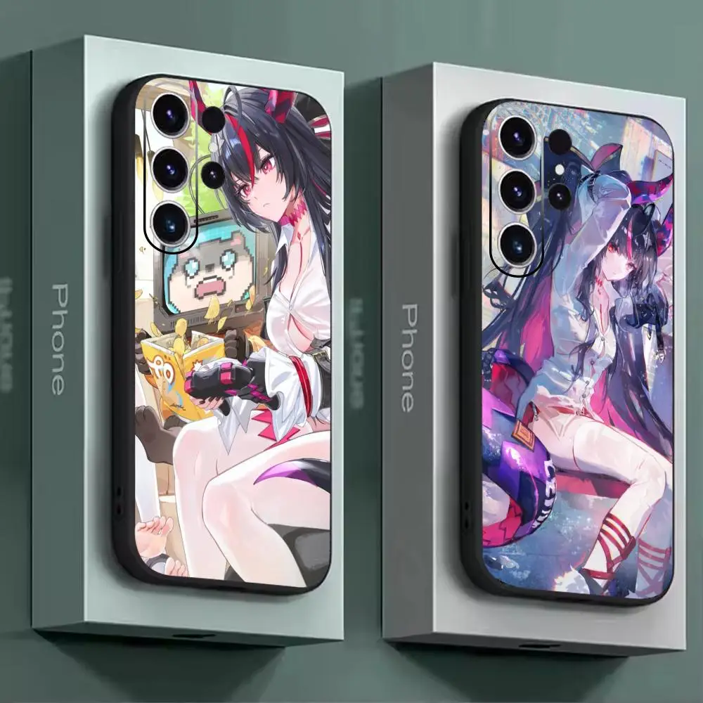 Фото Чехол для телефона Neverness to Everness Shinku для Samsung Galaxy S26 S25 S24 S23 S22 S21 Plus Ultra Note20, мягкий, черный №2